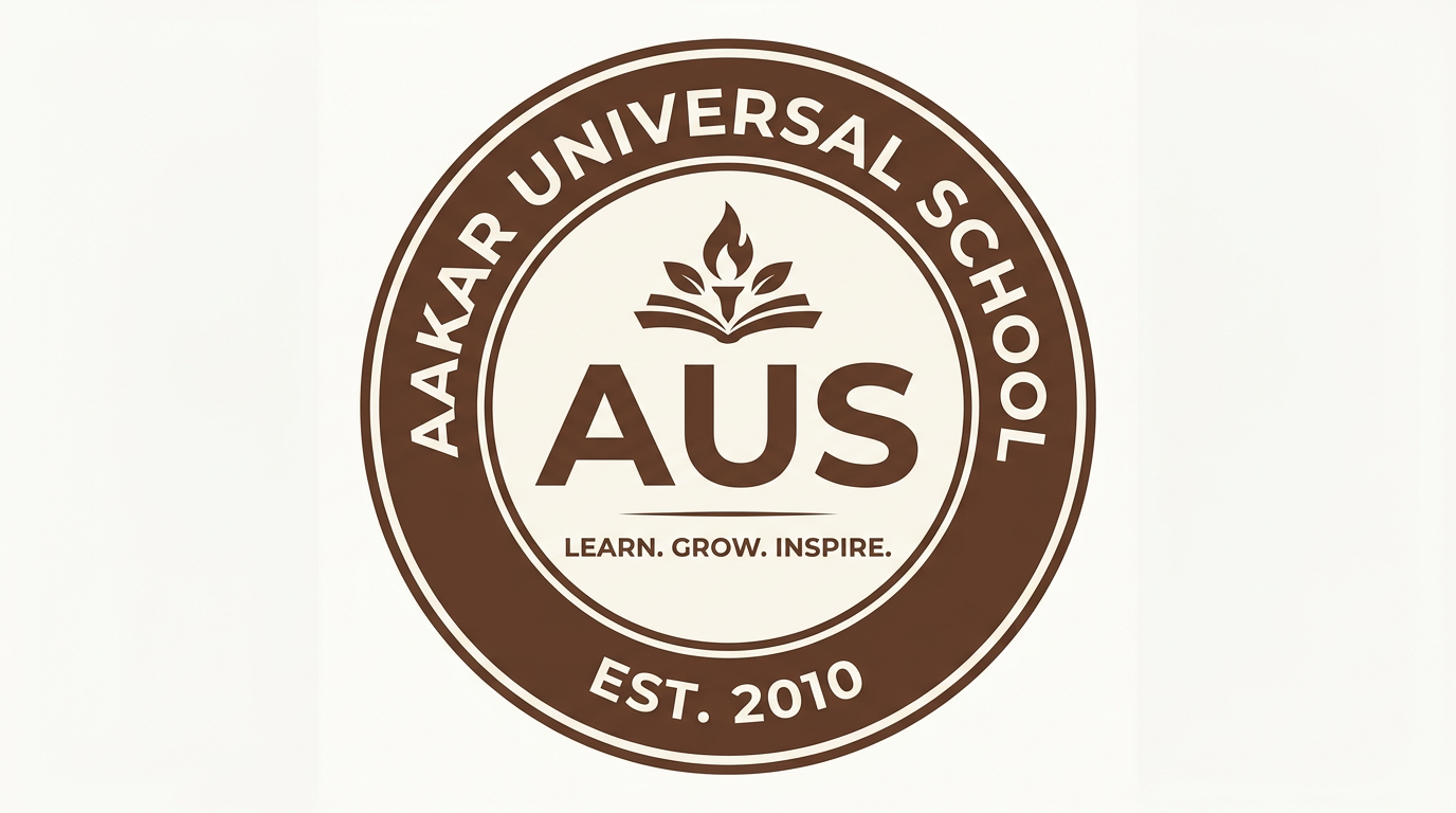 Aakar Universal School Logo